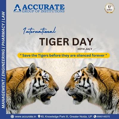 Celebrating International Tiger Day Accurate Group of Institutions