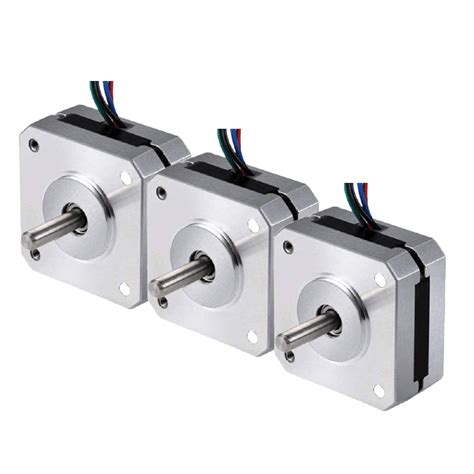 Buy 3pcs Nema 17 Stepper Motor, Pancake Stepper Motor 42x20mm 1.0A -3 ...