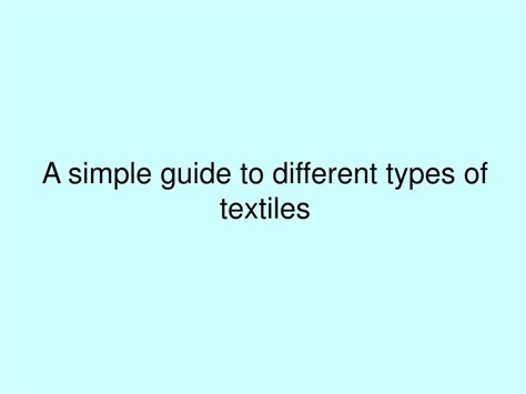 Types of Textiles 的图像结果