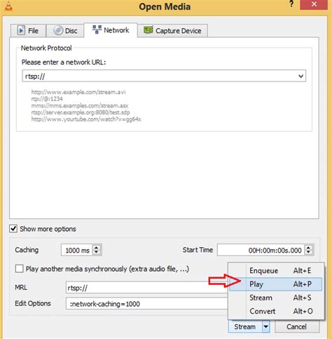 Rtsp VLC Player 的图像结果