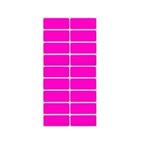 Pink 40x20mm Rectangular Labels - Adhesive Stickers Labels of Size 40 x ...