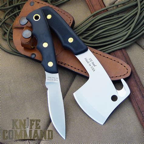 Knives of Alaska Bobcat Mini Hatchet Alpha Wolf Hunting Knife Combo ...