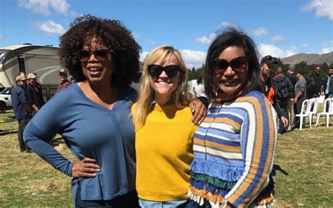 Reese Witherspoon, Mindy Kaling and Oprah Winfrey filming in New ...