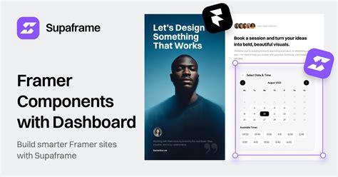 Contact Form with CRM Components Framer Templates - Supaframe