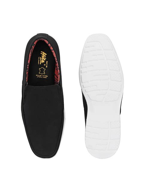 Hitz Men's Black Fabrick Made Slip-On Comfort Casual Shoes – Hitz Shoes ...
