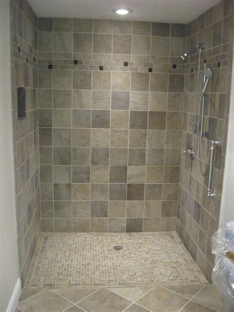 Ceramic Tile Shower Floor