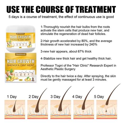 Buy Ginger Oil Hair Growth Cream Repair Natural Ointment Treatments ...