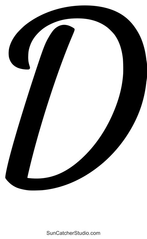 Letter D Fonts Cursive
