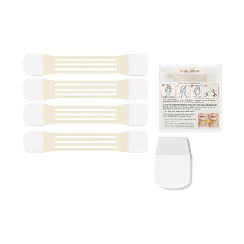 Semi Transparent Elastic Neck Tape Instantly Lifts The Neck Lifting ...