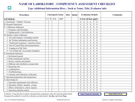 Image result for Competency Assessment Sample