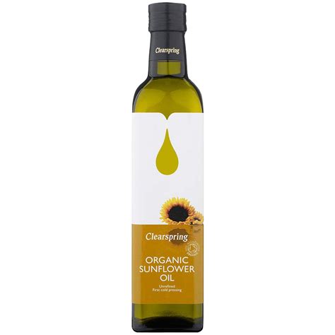Clearspring Organic Sunflower Oil 500ml – Busy Beans Organic