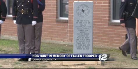 Hog hunt held in memory of fallen trooper