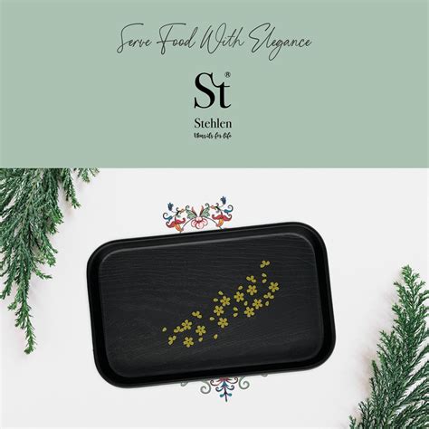 Buy Stylish Melamine Serving Trays Online in India | Stehlen