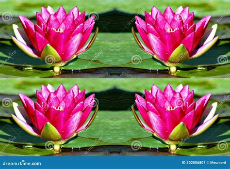 Water Lily. Nymphaeaceae is a Family of Flowering Plants Stock ...