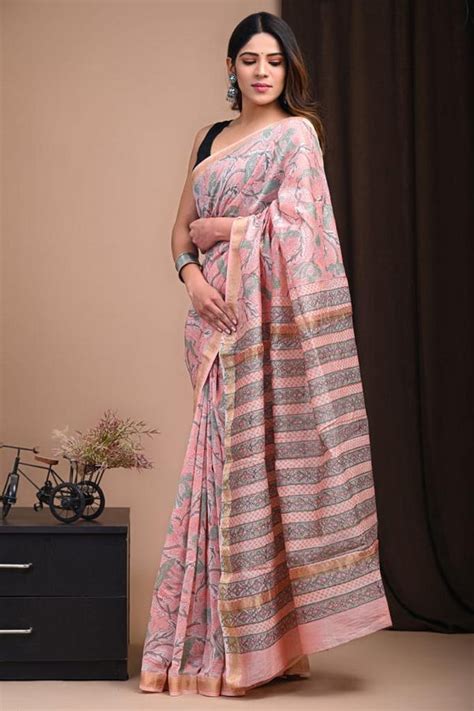 Buy Chanderi Silk Sarees Online for Women at Best Price