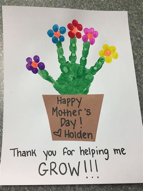Cute Mother's Day Preschooler craft! Mother's Day. Thank you for ...