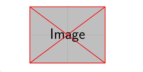 graphics - Crossed out red box fitting tightly around image - TeX ...