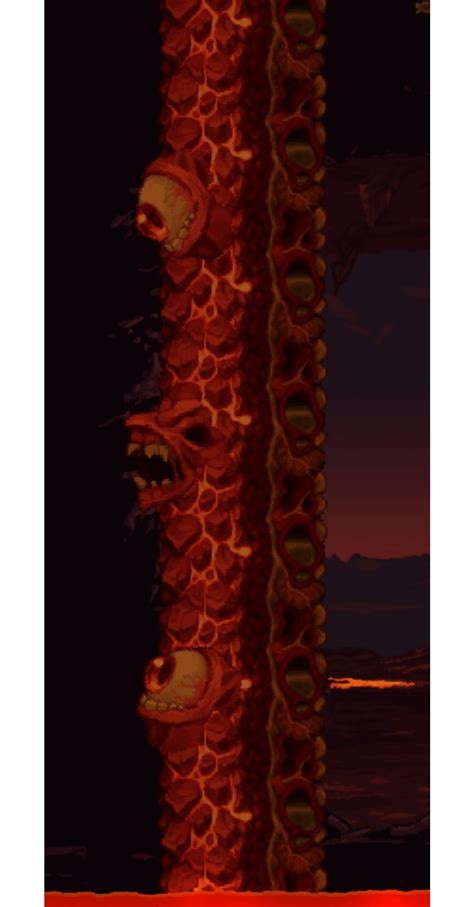Wof Aka Wall Of Flesh Terraria Pinterest Terraria The Wall Of Flesh