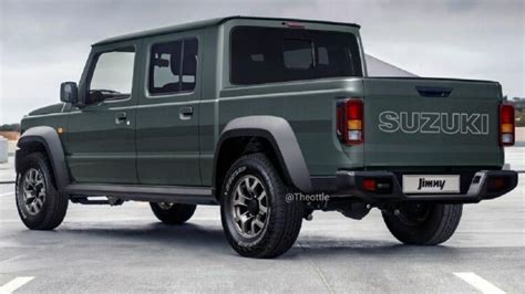Maruti Jimny Visualized in Dual-Cab Pickup Truck Avatar » Car Blog India