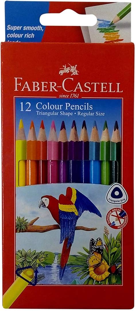 Faber-Castell Color Pencils - Assorted, 12 count Carton : Amazon.in ...