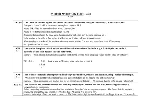 Image result for 5th Grade Math Study Guide