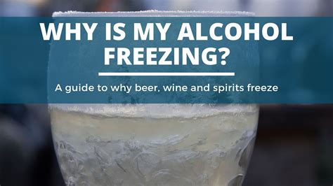 Why Is My Alcohol Freezing? (Check This!) - Distilmate