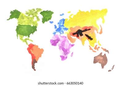 Colorful World Map Vector 的图像结果