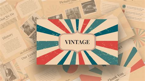 Google Slides Free Vintage Presentation Theme - SlideKit