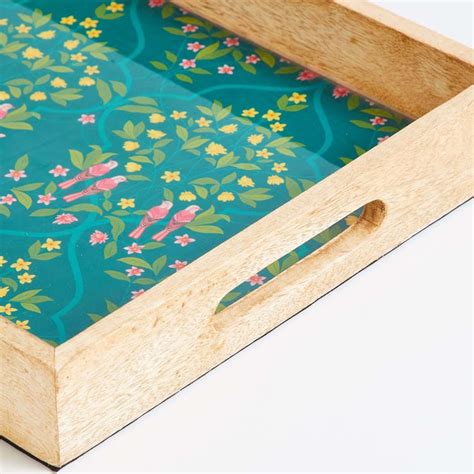 Buy Corsica Bela Wood Printed Large Serving Tray - 16x10cm from Corsica ...