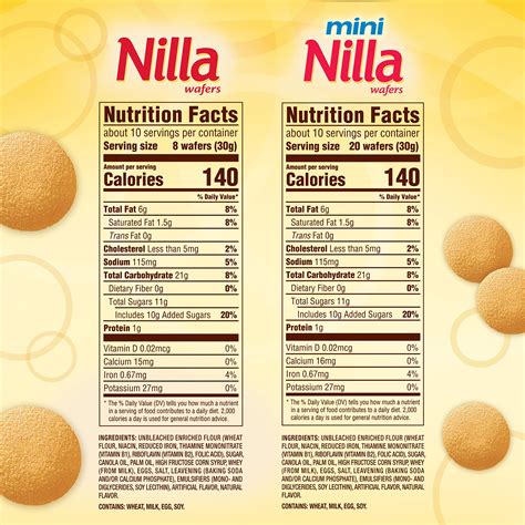 Ingredients In Nilla Wafer Cookies at Latoya Zell blog