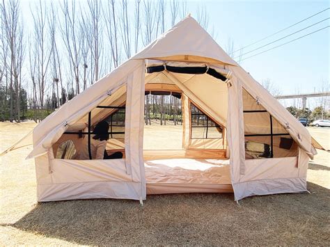 Buy Baralir Inflatable Glamping Tent with Pump, 4-5 Person Tent, Easy ...