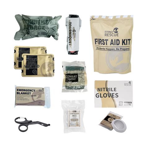 Buy RHINO RESCUE Trauma Kit Emergency First Aid Stop The Bleed IFAK ...