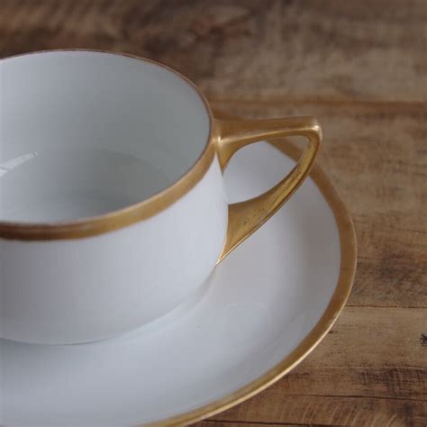 ローゼンタール ドナテッロ Rosenthal Donatello ホワイト ゴールド ティーカップ ソーサー アンティーク 食器 ...