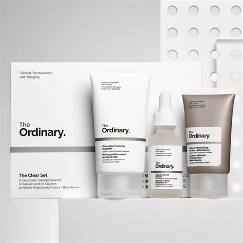 The Ordinary The Clear Set: Комплексный уход для чистой и здоровой кожи ...