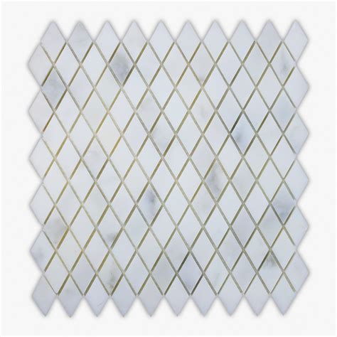 Direct Stone Source Calacatta 12" x 11" Marble Novelty Mosaic Wall ...