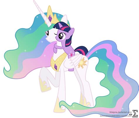 Princess Celestia and Twilight Sparkle | My little pony princess, My ...