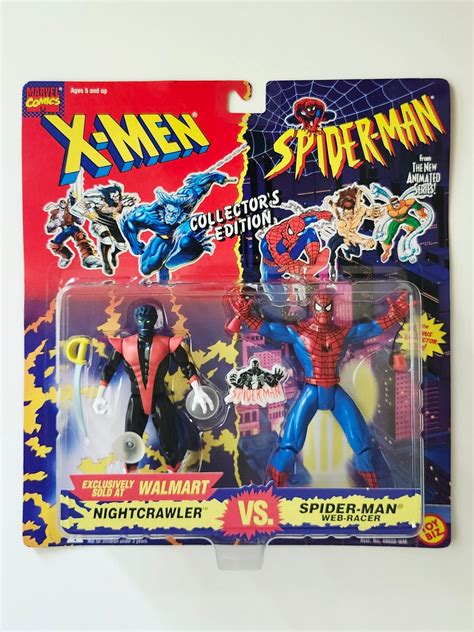 X-Men & Spider-Man Animated Series Collectors Edition Nightcrawler vs ...