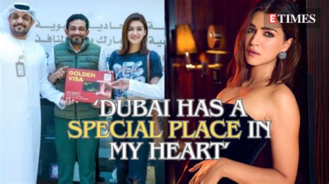 Kriti Sanon receives the UAE Golden Visa; joins ranks of B-town celebs ...
