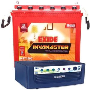 EXIDE 54 Months Warranty Tubular Inverter Battery Price in India - Buy ...