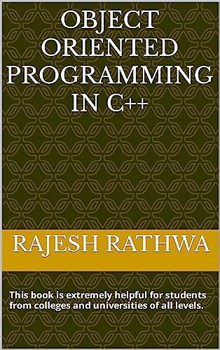 Object Oriented Programming In C++ eBook : Rathwa, Rajesh: Amazon.in ...