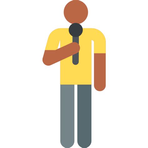 Singer Pictograms Colour icon | Freepik
