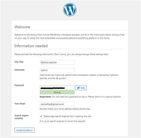 WordPress Local Server Setup 的图像结果