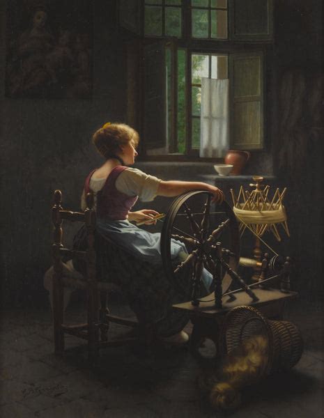 Maiden At Work by Giovanni Battista Torriglia | Buy Posters, Frames ...