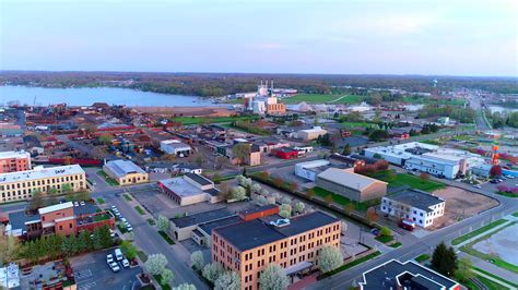 Aerial Holland Michigan Springtime Drone 4k Stock Footage SBV-323294107 ...