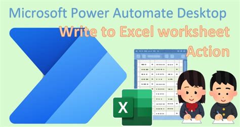 Image result for Power Automate Desktop Write to Excel