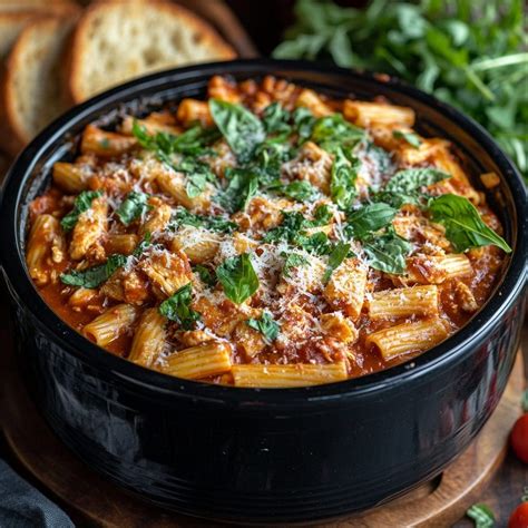 Crock Pot Italian Chicken Pasta: Mouthwatering and Easy!