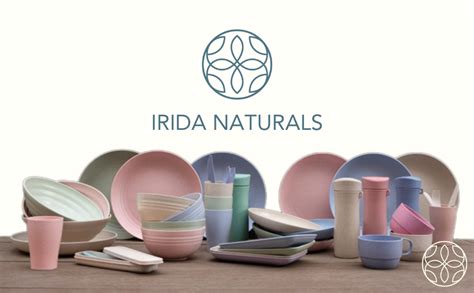 Buy Irida Naturals Unbreakable Wheat Straw Plates Set of 4-8 inches ...