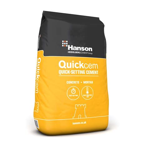 Hanson Quickcem Quick Setting Cement 25Kg - Myers Building Supplies