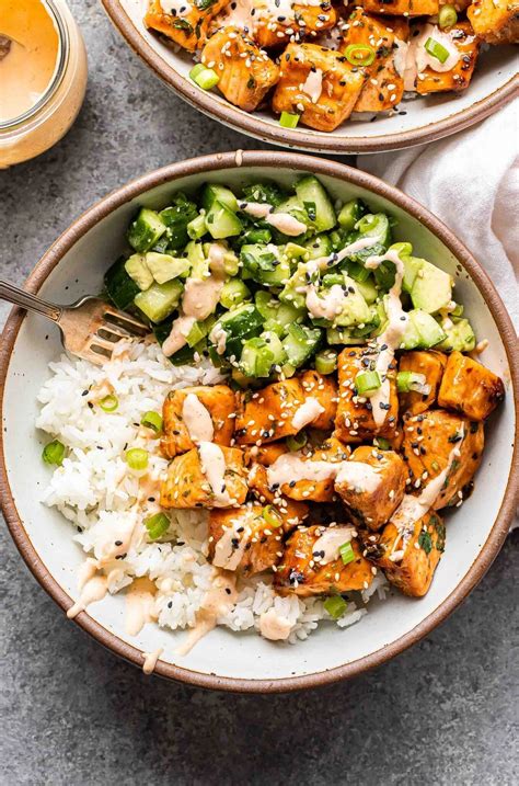 Spicy Salmon Bowls (Sweet & Spicy)