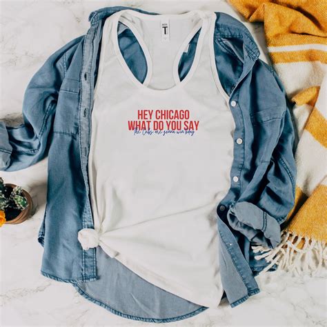 Cubs Go Cubs Go Lyrics Chicago Baseball Tank, Chicago Baseball Shirt ...